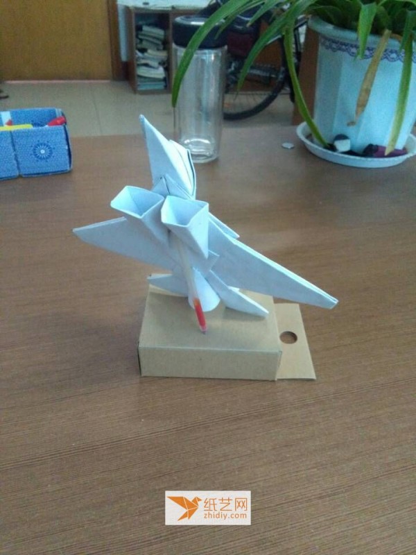 A4 paper handmade fighter model tutorial