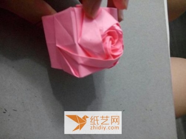 Origami Rose Valentines Day Gift Box Making Tutorial