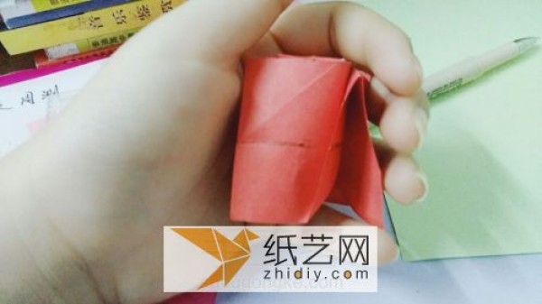 Little surprise for Chinese Valentines Day origami roses