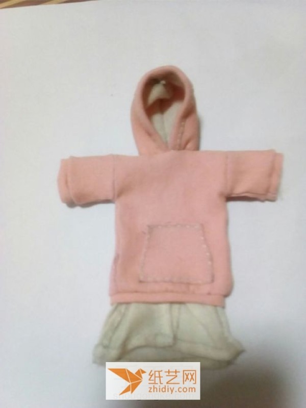 Christmas gift for dolls DIY fabric sweatshirt suit tutorial