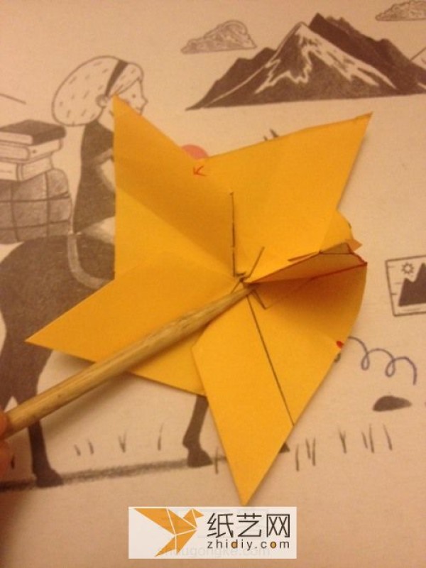 Detailed illustrated tutorial on making exquisite and beautiful origami cherry blossom stars