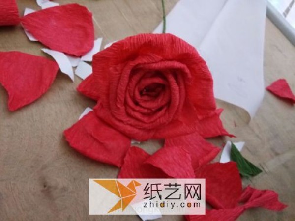 Beautiful paper rose gift for Valentines Day