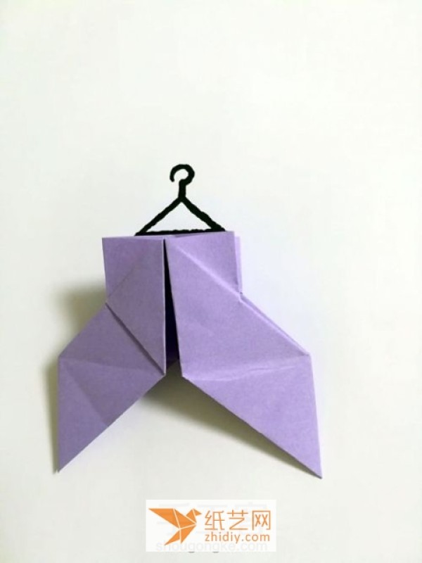 Simple origami pants tutorial for children