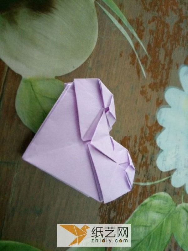 Origami tutorial with heartfelt love illustrations using skillful hands