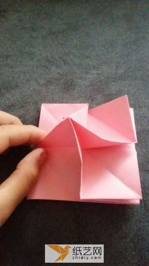 Very simple origami roses