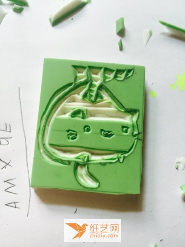 Tutorial on how to make a cute kitten rubber stamp. It’s so beautiful to use in your ledger.