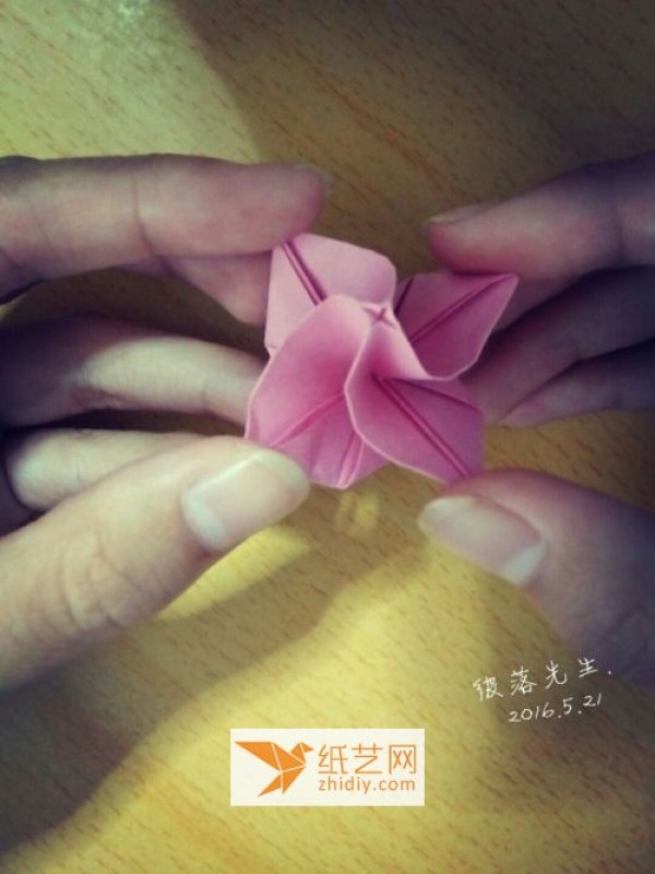 Origami Rose Ring Step-by-Step Illustrated Tutorial (Translated)