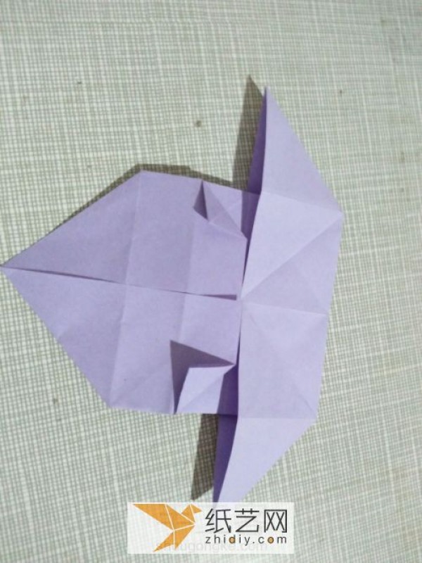 Very easy way to make origami heart with wings for Valentines Day gift