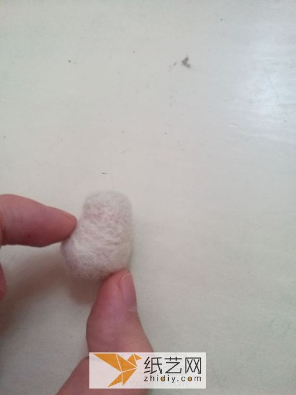 Zero-failure wool felt poking mushroom making tutorial