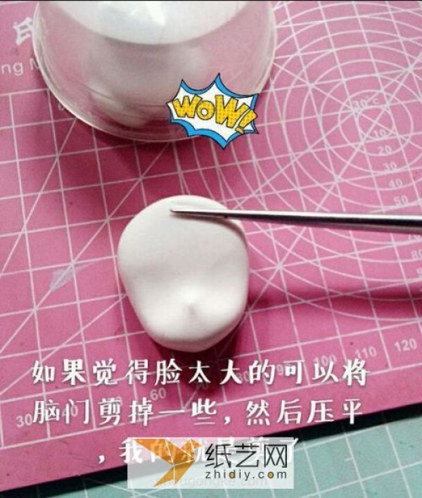 Basic handmade tutorial on making cartoon character heads with clay (translated)