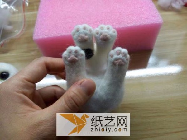 Teach you how to make a wool felt kitten, a cute and cute kitten for Valentine’s Day gift