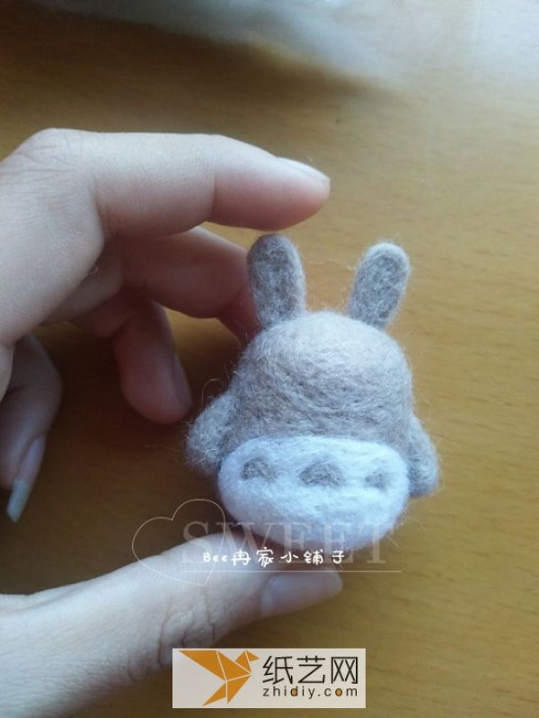 Totoro made from wool felt (with tutorial)