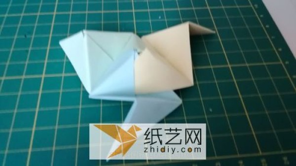 Cute origami rice dumplings, a small decoration for the Dragon Boat Festival