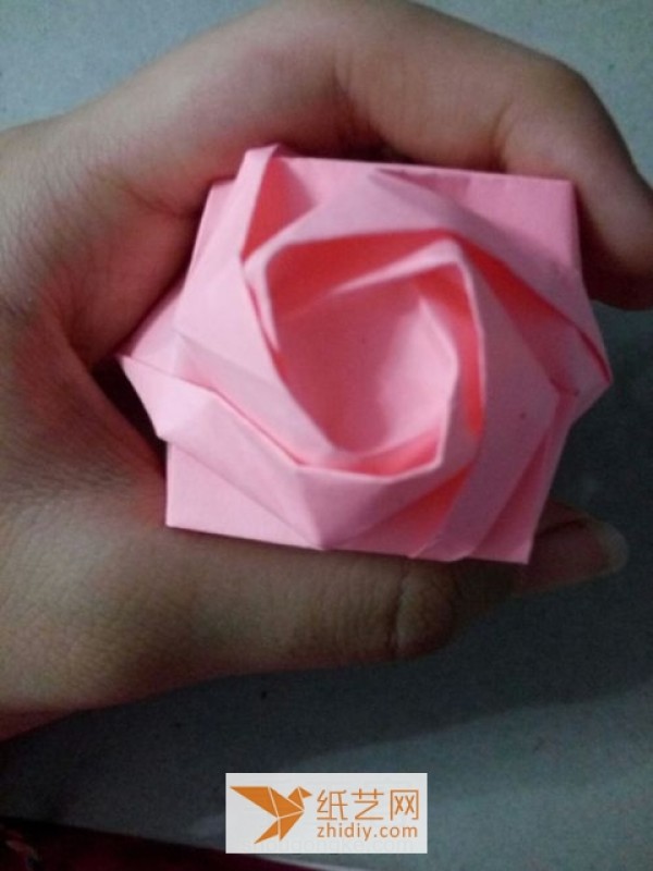 Origami Rose Valentines Day Gift Box Making Tutorial