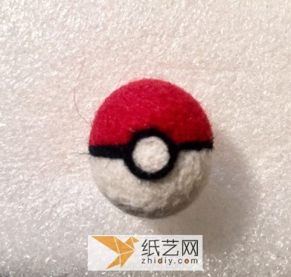 Wool Felt Pokemon Poke Ball Keychain New Year Gift Making Tutorial