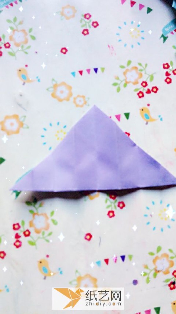 How to fold a simple origami bag. Manual illustrated tutorial teaches you cute origami.