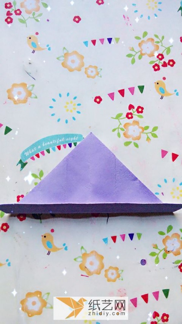 How to fold a simple origami bag. Manual illustrated tutorial teaches you cute origami.