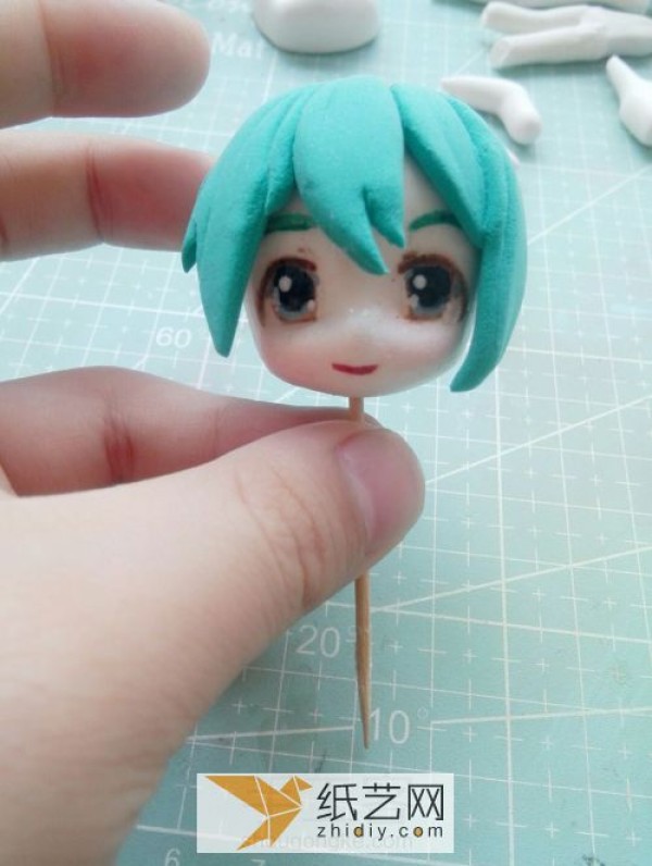 Teach you how to use ultra-light clay to make a Hatsune Miku doll. A New Year gift for friends who also like it.