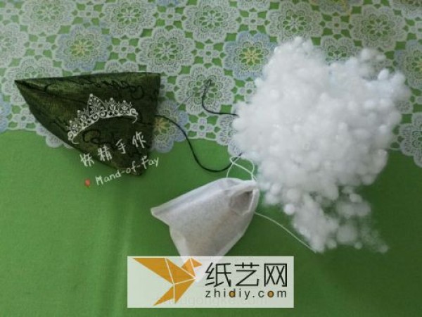 Zongzi-shaped fabric Dragon Boat Festival sachet decorations