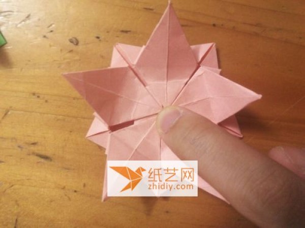 Romantic cherry blossom star handmade paper origami production