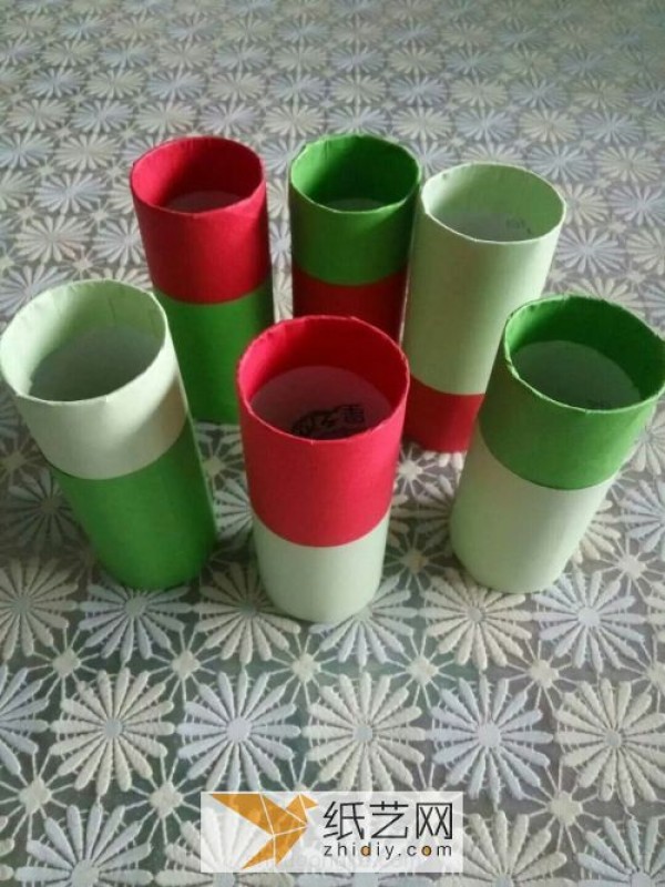 Renovate old items and use old paper tubes to create holiday decorations for Mother’s Day