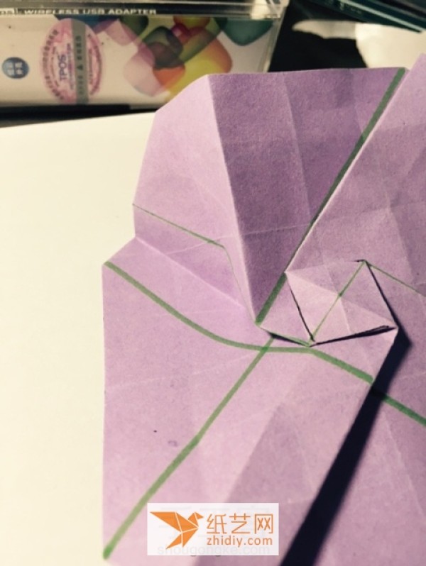 Detailed step-by-step tutorial on making Kawasaki rose origami