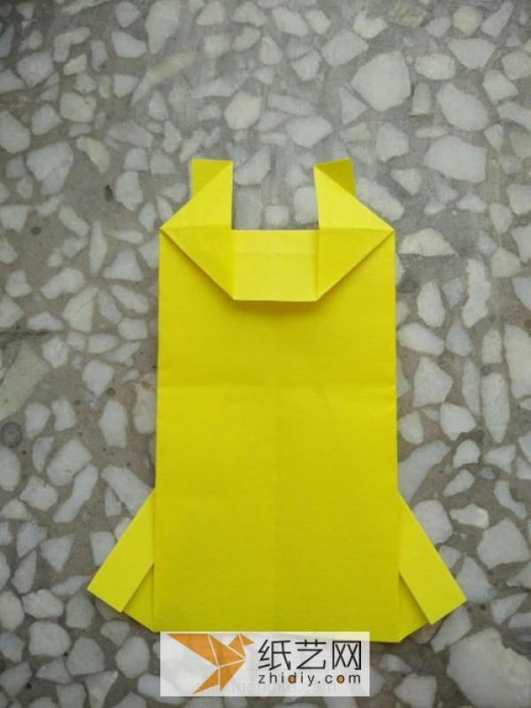 How to make origami dresses for children