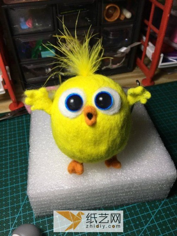 Wool felt little yellow bird Children’s Day gift released