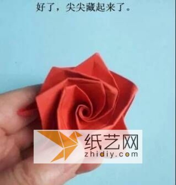 Illustrated Tutorial for New Origami Roses How to DIY Valentine’s Day Paper Roses