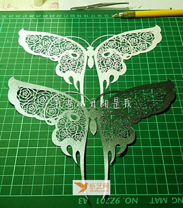 Beautiful paper sculpture butterfly Teachers Day gift