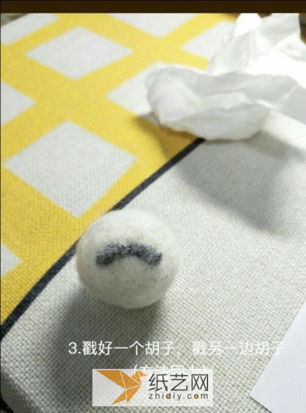 Baby seals made of glutinous rice balls made of wool felt can also be cute as Father’s Day gifts