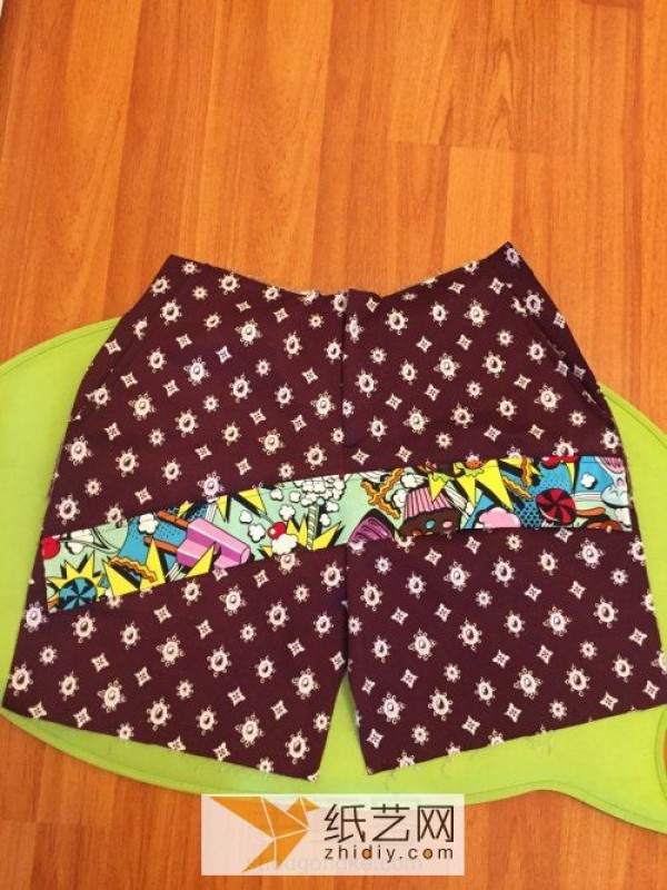 DIY personalized shorts fabric production tutorial