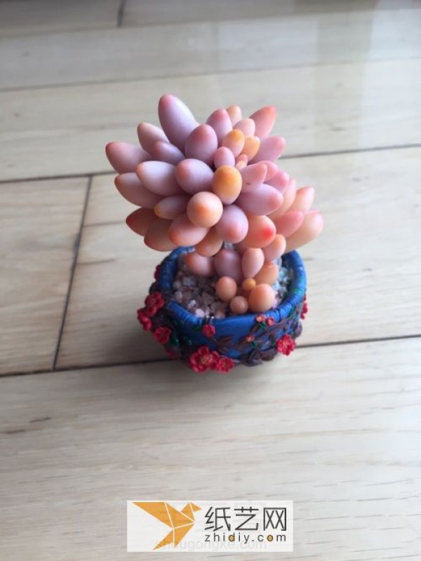 Tutorial on making succulents from ultra-light clay