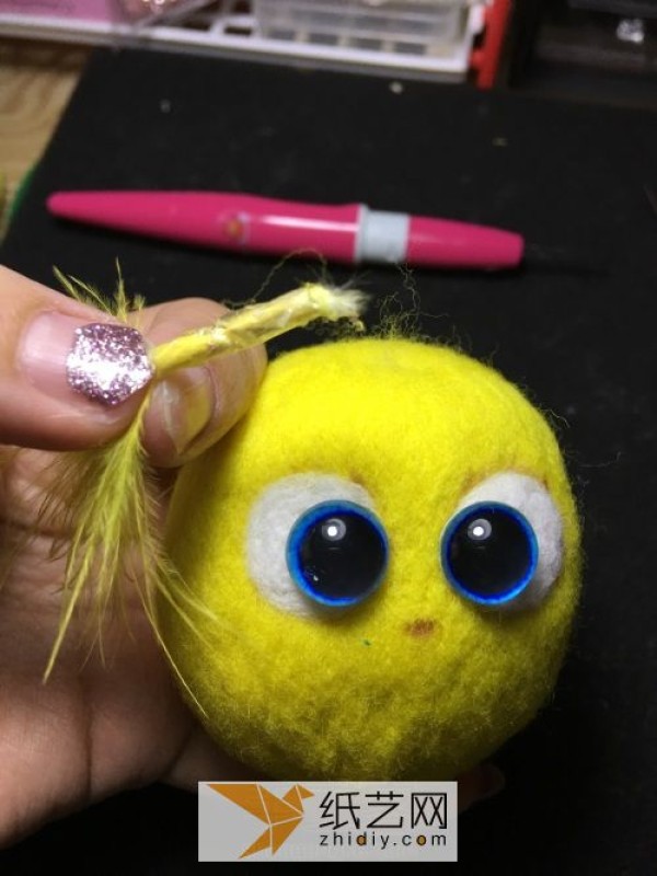 Wool felt little yellow bird Children’s Day gift released