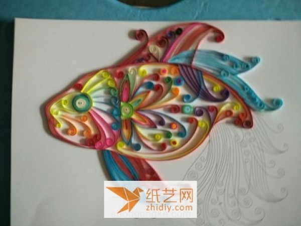 Rainbow Angelfish Paper Drawing New Year Gift Making Tutorial