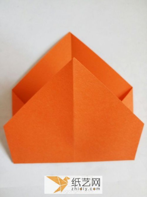 Exploding mechanism box origami envelope with surprise inside Valentines Day card