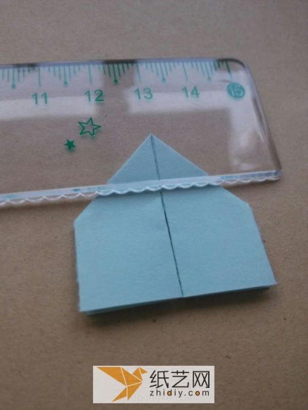 Basic origami triangular plug unit production The foundation of the triangular plug is here