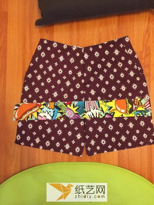 DIY personalized shorts fabric production tutorial