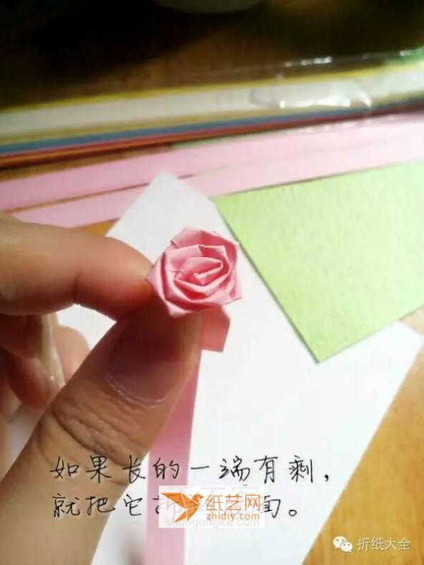 A super simple origami rose that everyone can make (tutorial)