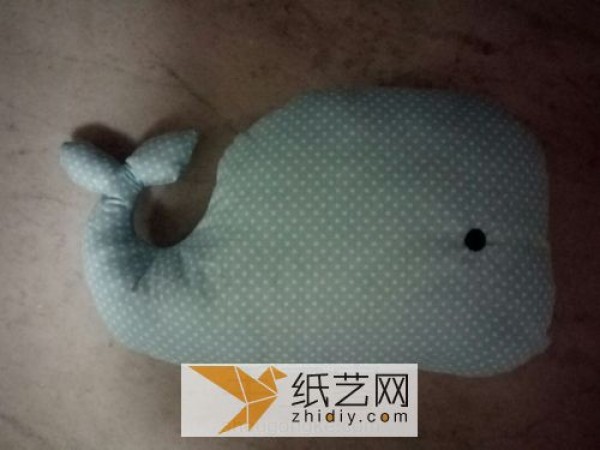 Fabric baby whale pillow Childrens Day gift