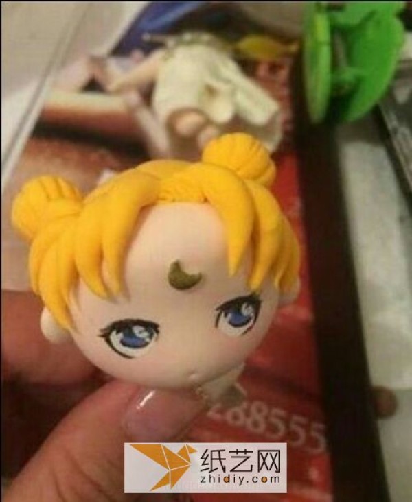 Sailor Moon Childrens Day gift made of ultra-light clay