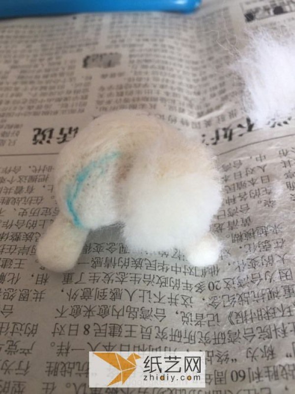 Tutorial on how to make a cute wool felt corgi butt