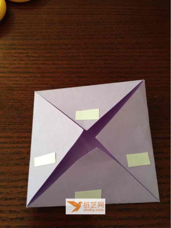 Beautiful handmade origami envelope for Valentines Day is a love letter