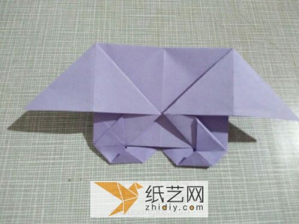 Very easy way to make origami heart with wings for Valentines Day gift