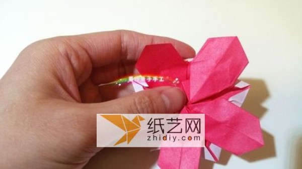 Cherry Blossom Origami Tutorial Illustrated with 48 Steps