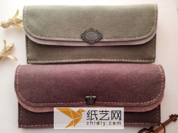 Non-woven long wallet, a safe Valentine’s Day gift