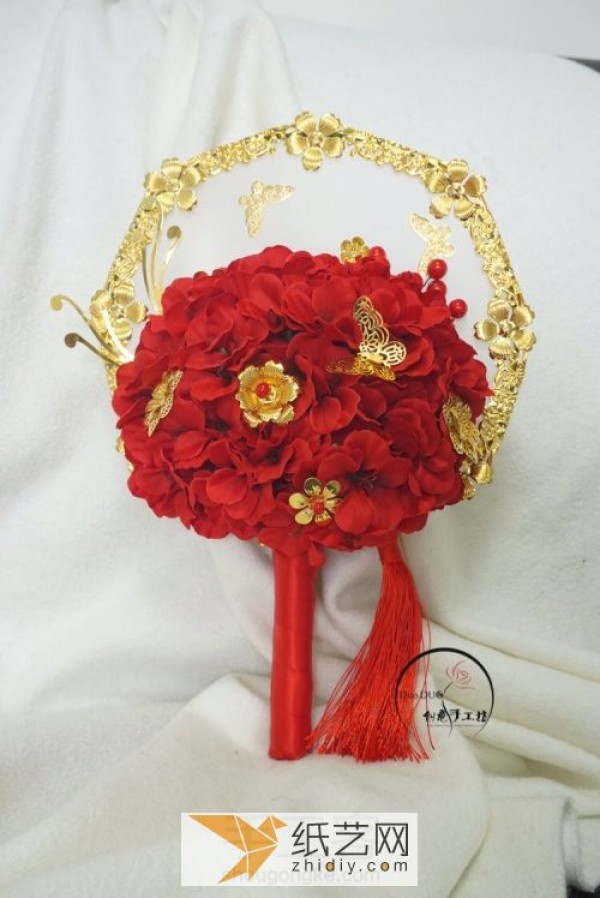 DIY classical bouquet for Chinese wedding, suitable as a wedding gift for friends