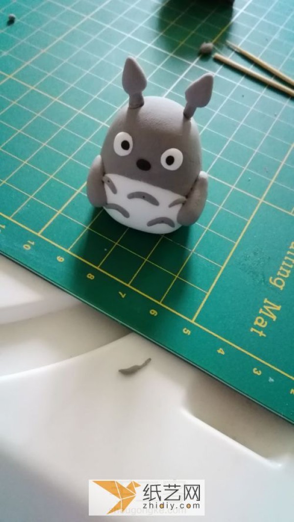 Totoro doll birthday gift made of ultra-light clay