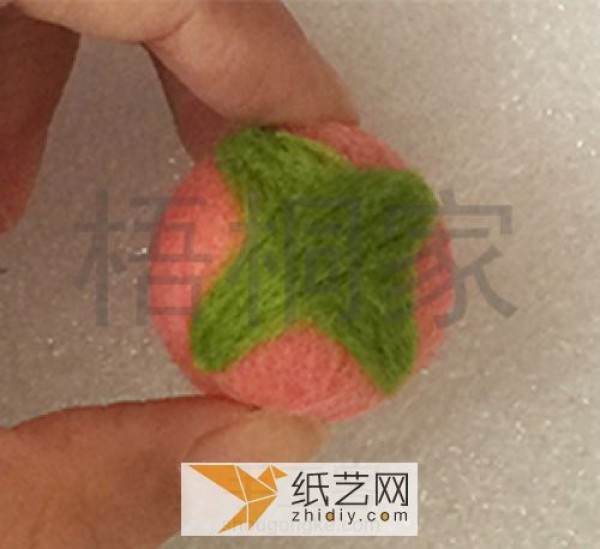 Novice teaching wool felt strawberry dust plug Teachers Day gift small production