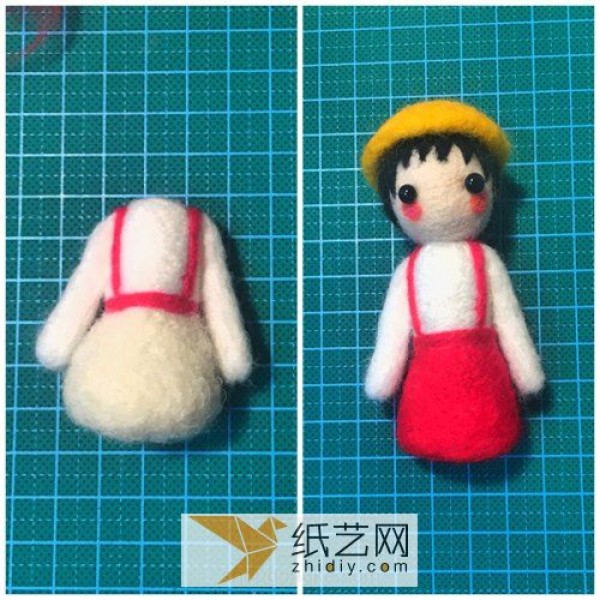 Tutorial on making Chibi Maruko-chan with wool felt